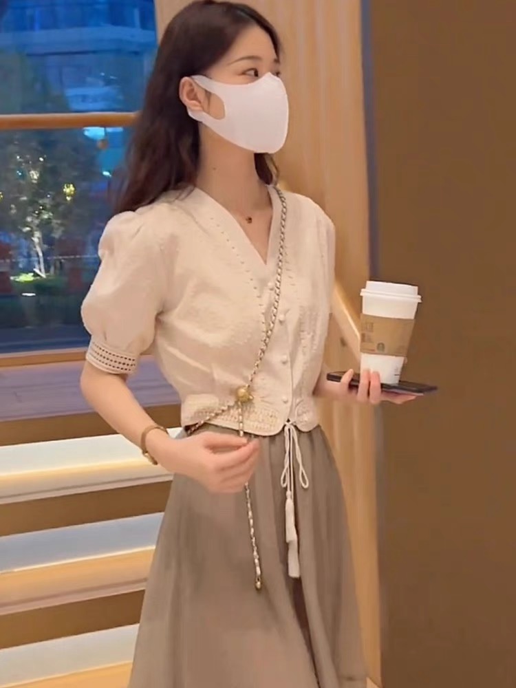 2025夏季爆款两件套今年流行裙子新款衣服女装套装巨好看的连衣裙